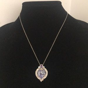 Beautiful picture heart necklace